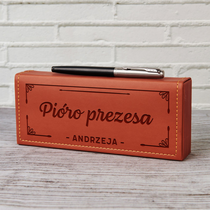 Pióro prezesa - Pióro Parker w etui